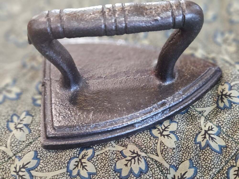 Rare Antique Salesman Sample or child's Sad Iron.